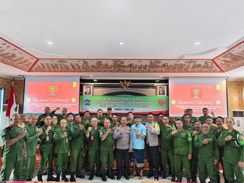 Kegiatan Bimbingan Teknis Peningkatan Kapasitas Linmas Desa Dalung Tahun 2024